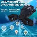 Pool Vacuum for Above Ground Pool, 18GPM Powerful Suction/87” Extension Pole/60Mins Runtime, Spot Fast Cleaning Cordless Handheld Pool Vacuum Cleaner for Spas Inground Above Ground Pool Vacuums