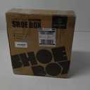 SEE SPRING 12 Pack Shoe Storage Box, Clear Plastic Stackable Shoe Organizer for Closet, Space Saving Foldable Shoe Rack Sneaker Container Bin Holder (Large Fit Size 9)