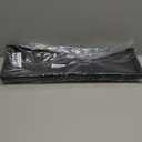 The HC Companies Venetian Rectangular Plant Tray - Lightweight Plastic Plant Saucer - Plant Drip Trays for Drainage - UV Resistant Pot Saucer for Indoor & Outdoor Use (23.5" Black, Pack of 2)