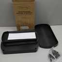 Multi-Purpose Pull-Out Storage Organizers, Under Sink/Cabinet Organizers and Storage for Bathroom & Kitchen, Black, 12.8 Inches, 2 Packs