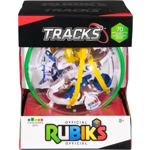 Rubik's Cube Tracks 70, 3D Gravity Maze Puzzle Game with 70 Obstacles, Mind Challenging Relaxing Toy for Kids Ages 8 and Up