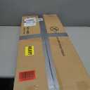 VASAGLE 40" Industrial Console Table, 3 Tier Entryway Table with Storage Shelf, Narrow Sofa Tables for Living Room, Hallway, Entrance Hall, Corridor, Bedroom, Rustic Brown and Black ULNT81BX