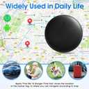 Mini GPS Tracker for Vehicles for Android, Hidden Car Location Tracker w/Magnetic Case, Mini Tracker Tag Item Finder for Google Find Hub Find My Device No Monthly Fees, Black