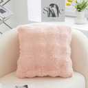 3 pcs Bubbly Pillow Cases,16.93 * 16.93inch, Pink, Soft Comfortable Pillowcase