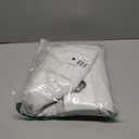 Mayfair Linen 3 Ply White Linen Curtains 84 Inch Length 2 Panels Set - Bedroom Living Room Curtains 84 Inches Long, Rod Pocket Back Tab Textured Window Drapes Soft Semi Sheer Light Filtering Panels, Size: 52"W x 84"L