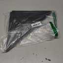 evron Corner Mounting Shelf Set of 2  Easy to Install Floating Wall Shelves with Wood Grain Finish, Durable and Waterproof ABS Plastic for Kitchen, Bathroom, Living Room Home Dcor (Black)