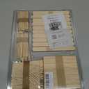 Tress Wellness 350 Wooden Sticks Mixed Pack, 350 Mixed Waxing sticks 4-style-wooden-waxing-sticks