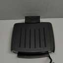 George Foreman Fully Submersible Grill, NEW Dishwasher Safe, Wash the Entire Grill, Easy-to-Clean Nonstick, Black/Grey (4-Serving)