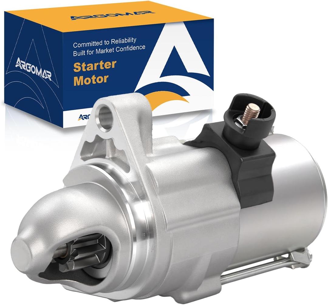 Starter Motor Replacement for Honda Fit 1.2kW 12V CW 9-Tooth PMGR Fits Honda Fit 2015-2020 L4 1.5L Model 30639