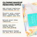 Pacifica Vegan Face Cleansing Wipes, Makeup Remover Wipes w/Glycolic Acid, Aloe Vera & Coconut Water Exfoliating & Hydrating Facial Towelettes for All Skin Types (120 Count) Clean Beauty Cruelty-Free