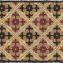Korhani Home Tiles Holiday Coco Mat Doormat 18" x 30"