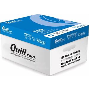 Quill Brand Multipurpose Copy Laser Inkjet Paper, 8 1/2 Inch x 11 Letter Size, 20 lb., 92 Bright White, Acid Free, 5000 Sheets/Case Carton (720222CT)