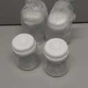 Gotocut Breast Milk Collection and Storage Bottles, 6oz/180ml, Compatible with Spectra S1 S2 9 Plus, Motif Luna, and Most Wide-Mouth Flanges, Work with Spectra Bottles for Pumping, 4 Pack