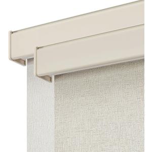 Joydeco Premium Fabric Cordless Blackout Roller Shades for Windows, Gold, 52"W x 72"H