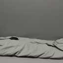 BESTOUCH King Fitted Bottom Sheet - 100% Washed Cotton Linen-Like, Deep Pocket Fits up to 17" Mattress, All Season Breathable, Softer with Every Wash Sage Green