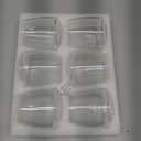 Stemless Wine Glasses Set of 6-15ozHand-Blown Durable Red White Wine Glasses,Unique Crystal Gifts for Him/Her for Wedding, BirthdayEngagement