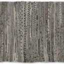 DII Chindi Home Collection Handwoven Multicolor Area Rag Run, 20x31.5, Gray (Grey)