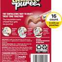 Temptations Creamy Puree Squeezable Lickable Cat Treats, Wet Cat Treats with Beef Liver, 0.42 oz. Tubes, 16 Count (EXP 10/17/27)
