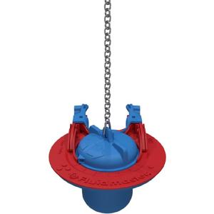 Fluidmaster 523A-009-T4 Super 2 in, or 3 in. Toilet Flapper, Red/Blue