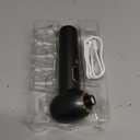 Electric Blackhead Remover Vacuum with Heating, 3 Suction Levels 5 Probes Pore Extractor Kit, Rechargeable Deep Pore Cleansing Tool for Women & Men (Black)