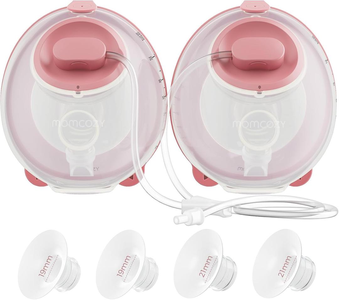 Momcozy Original V1 Pro/V2 Pro Breast Pump Replacement Accessories,Milk Collection Cups Only for Momcozy V1 Pro/V2 Pro, 2 Pack