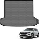 Auxko All Weather Cargo Liner Fit for 2025 2024-2022 Hyundai Tucson (NOT for Hybrid or phev) TPE Trunk Mat Tucson Accessories All Season Odorless Anti-Slip Black