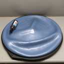 Bosu Balance Ball Exercise Trainer, Home Gym Equipment w/ Guided Workouts & Pump, 26", Blue - Inflatable Fitness Platform for Strength Training, Standing, Balancing, and Core Workout (Light Blue/Black)