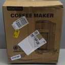 REVOTRA Single Serve Coffee Maker for Pods & Ground Coffee, 6 to 14oz Brew Sizes, Strong Brew Option, Fast Brewing, Compact Design with Removable 40oz Reservoir