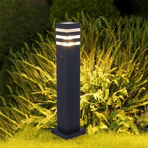 Pathway Lights Post Lights IP55 Waterproof Outdoor Lamp Post Lawn Light Floor Lamp E26 Lampholder Hardwired Suitable for 12V / 24V / 120V Voltage23.5in, Black