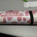 ILILI Yoga Mat Leopard Print Yoga Mat 8mm, Suede & TPE Thick Exercise Mat
