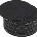 PATIKIL 4 Inch Diameter Lamp Base Felt, 20Pack 2mm Thickness Round Soft Adhesive Non-Slip Anti-Scratch Backed Felt for Lamp Furniture DIY Craft, Black
