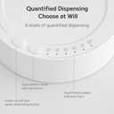 2 x Desktop Water Dispenser for 5 Gallon Bottle, PLUZZ Portable Small Electric Water Pump for 5 Gallon Jug for Home, Office, Camping, Outdoor, Easy & Useful White Rechargeable Countertop Water Pump
