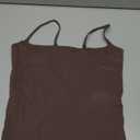 SUUKSESS Women Sexy Square Neck Tank Top Summer Y2K Going Out Basic Cami Shirt (Small, 01 Brown)