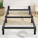 Twin Bed Frame, 7 Inch Basics Metal Bed Frame, Heavy Duty 9-Leg Base for Box Spring and Mattress, Noise-Free, Easy Assembly, Black