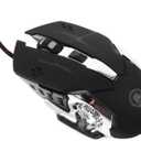 Uonlytech USB Gaming Mouse Led Lights Ergonomic Design - Foot Pads Optical Wired Mouse for Gaming and Office Use for Gamers