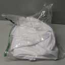 Sancua Round Tablecloth - 90 Inch - Water Resistant Spill Proof Washable Polyester Table Cloth Decorative Fabric Table Cover for Dining Tables, Buffet Parties and Camping, White