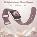 Patenting 10 Pack Sport Bands Compatible with Apple Watch Bands Women Men 40mm 41mm 38mm 45mm 44mm 42mm 46mm 49mm,Silicone iWatch Bands Waterproof Strap for iWatch Series 10 9 8 7 6 5 4 SE Ultra