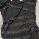 Floerns Women's Y2k Punk Studded Streetwear Tank Top Ripped Fitted Scoop Neck Grunge Vest Going Out Rock Concert Outfits (Black, XS)
