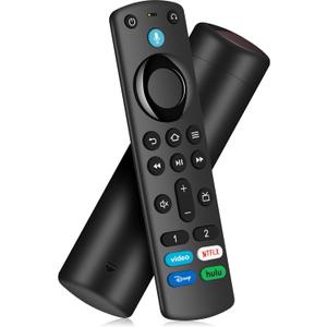 Replacement Remote Control Compatible with All Fire Series for Stick 4K/Stick Lite/4K Max(1st/2nd Gen),TVs Stick (2nd Gen/3rd Gen),for Hisense/TCL Smart TV/Insignia/Pioneer/Cube with Voice