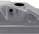 TRQ Gas Fuel Tank 16 gal Compatible with 1986-1994 Nissan D21 1995-1997 Pickup