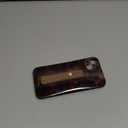 NITITOP Compatible for iPhone 14 Plus / 15 Plus Case with Wrist Strap Cute Stylish Leopard Print Amber Tortoise Design for Women Girls Men Soft TPU Shockproof Protective Cover - Brown2