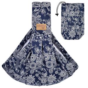 Baby Sling Carrier Newborn, Adjustable Easy Wearing Baby Nursing Warp Sling, New Mom Dad Soft Cotton Baby Front Holder Carrier for Infant Toddler Life Travel Essential Gifts (Dark Blue)