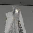 Ouliget Hammered Pattern Stainless Steel Bouillon Spoon,Embossed Pattern Flatware, Hammered Surface Dessert Spoons, 7 Inch, Set of 4.