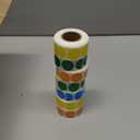Hoewina 3500 Pcs Colored Dot Stickers, 3/4" Label Sticker Round Color Coding Labels Circle Dots Labels Circle Stickers for Office,Classroom,Family（Etc - 7 Colors, 500 Labels/Roll）