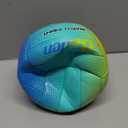Baden | Fun Design | Official Size & Weight Indoor & Outdoor Volleyball | Bright & Beachy! Soft Touch Synthetic Leather, Durable Stitching |All Ages & Skill Levels (Ombre Blue, Yellow)