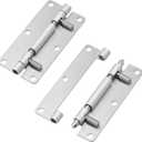4 Inch Quick Release Hinge, Stainless Steel 304, Detachable, Spring Release Hinges with 6 Holes for Cabinet Lids, Electrical Enclosure Doors, Horizontal & Vertical Mounting (2, 4 inch)