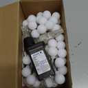 JMEXSUSS 100 LED Connectable Globe String Lights Indoor Bedroom, 33ft Warm White Christmas Lights Plug in with Remote, 8 Modes Hanging Fairy Light Outdoor for Room Classroom Party Spring Home Decor