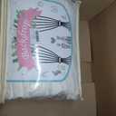 50ft x 12ft Wrinkle Free Ivory Backdrop Curtains for Parties, 10 Panels Silky 12FT Long Photo Backdrop Drapes Back Drop Cloth for Wedding Birthday Photography Background Decor, 5FT12FT_10 Panels