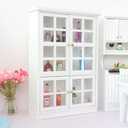 Dollhouse Decoration Accessories,1:12 Dollhouse Furniture Miniature Bookshelf Cabinet Living Room Pretend Toy