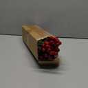 Watayo 60 Pcs Christmas Artificial Pine Branches with Red Berry Stems, 10.5" Faux Evergreen Norfolk Pine Cypress Leaves Stems, Fake Foliage Pine Needles Picks for DIY Craft Garland Home Decor